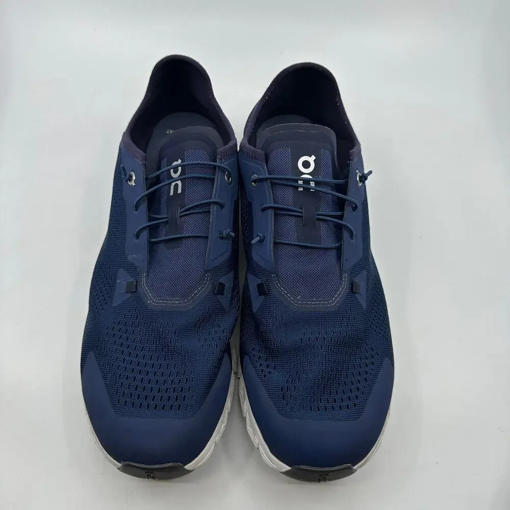 On Cloud 5 Running Shoe Mens 13 Navy Lightweight Travel Slip-On Athleisure Shoe - Picture 11 of 12